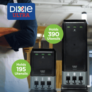 Dixie Ultra Smart Stock Tri-Tower Cutlery Station