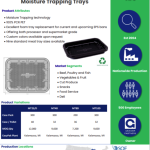 easyPak Moisture Trap Trays