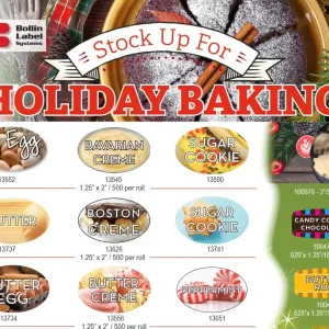 Holiday Baking Labels