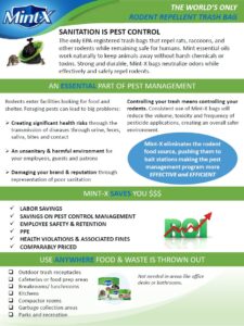Mint-X Rodent Repellent Trash Bags