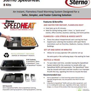 Sterno SpeedHeat System